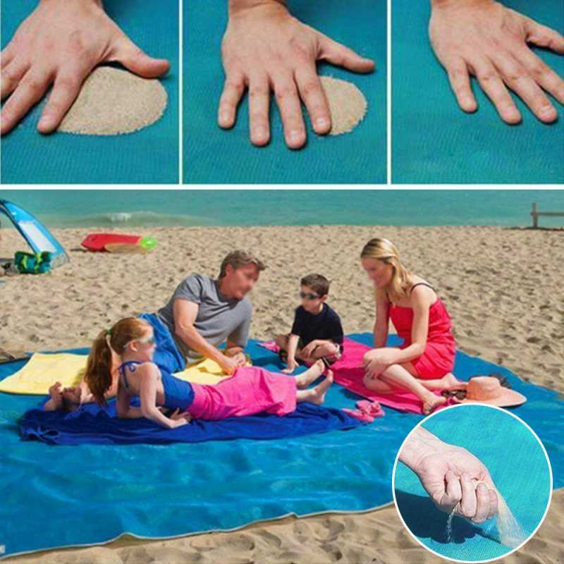 

Magic Beach Mat Outdoor Travel Magic Beach Picnic Camping Waterproof Mattress Blanket Foldable Sandless Mat