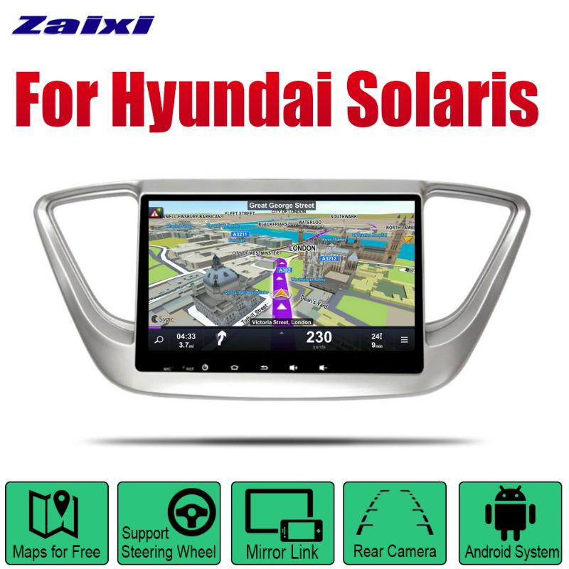 

Car Player For Solaris 2020 2020 Auto Radio GPS Navigation 2 Din Android BT Wifi Map Multimedia system Stereo car dvd