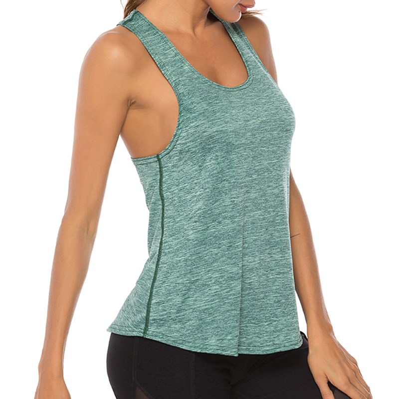 

Women Solid Yoga Shirts Loose Tank Tops Soft Yoga Wear Sports Sleeveless Round Neck Racerback Workout Running Vests Gym Clothing, Styleb-stripe pink