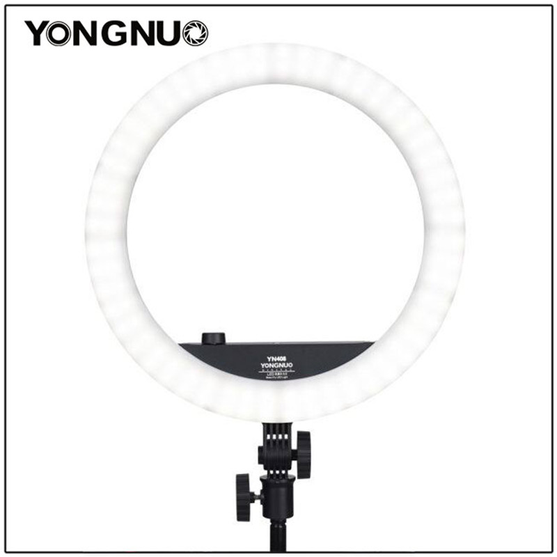 

YONGNUO YN408 14 Inch 3200K-5600K Bi-color LED Ring Video Light Dimmable Photography Fill Light 24W CRI 95+for Photography Video