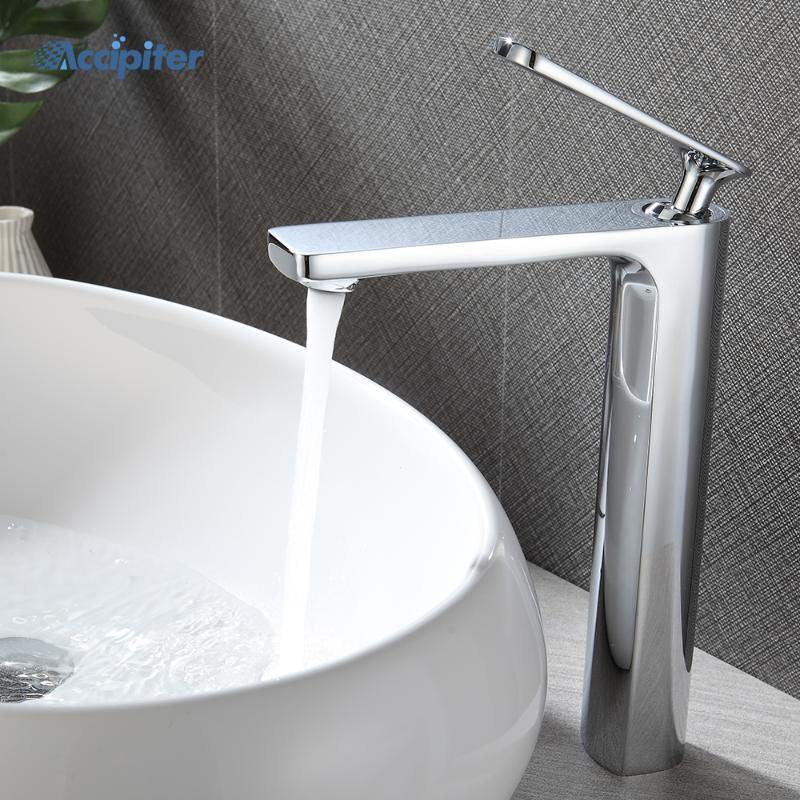 

Basin Faucets Waterfall Tall Faucets Basin Mixers Sink Taps Bathroom Faucet Black White Chorme Water Tap Rainfall Mixer Griferia