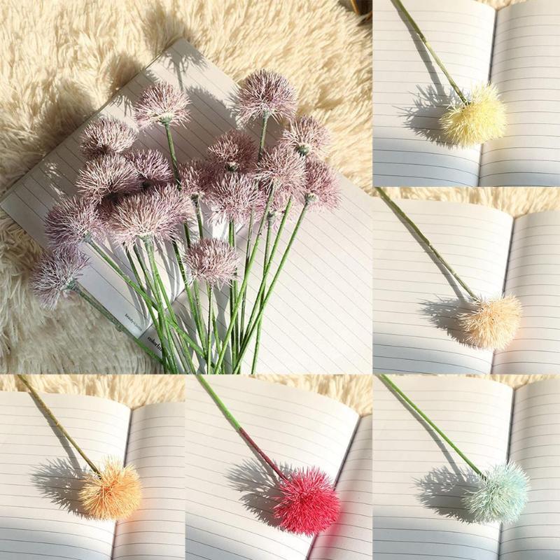 

35cm Artificial Flowers Plastic Simulation Fake Flower Decoration Party Home Indoor Diy Gift Valentine's Day Wedding I5K8, Blue