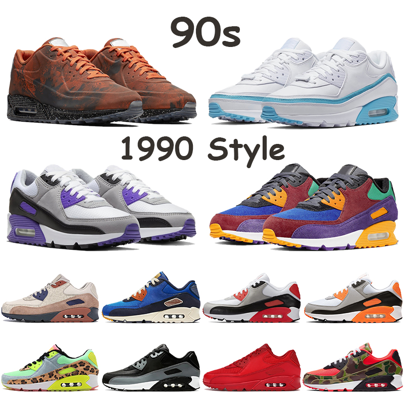 

1990 style mens running shoes 90s mars landing undefeated white blue fury solar red hyper grape sail leather black rose turquoise sneakers, 02. undefeated white blue fury