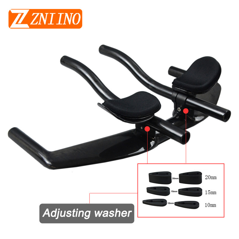 

ZNIINO NO TT handlebar bike parts Cycling bicycle accessories new full carbon road handlebar rest bar ends 31.8mm 638g