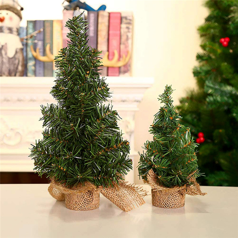 

Mini Christmas Tree Holiday Party Birthday Table Desk Artificial Decor Kid Festival Gift 20cm/30cm Christmas Decoration For Home