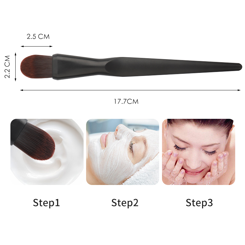 

2 Colors DIY Mask Brush Foundation Brush Concealer Fiber Hair Cosmetics Tool Make Up Brushes Maquillaje