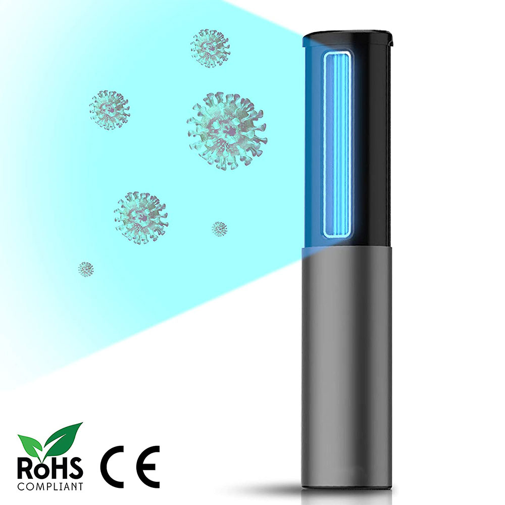 

UV Light Wand, USB Portable Handheld UVC Professional Household Wardrobe, Compact Travel Size, Hotel Rooms, Cars, Kitchen