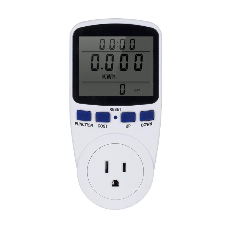 

LCD Display Electric Usage Power Meter Socket Energy Consumption Analyzer LCD Power Meter Consumption Energy Analyzer