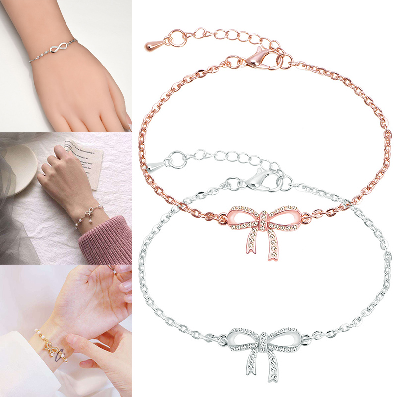 

Ladies Elegant Bracelet Bow Simple Small Fresh Bracelet TC21