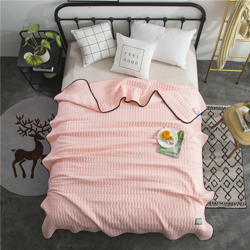 

New Solid Blanket Comforter Bed Cover Quilting Summer Quilt Home Textiles Suitable for Children Kids Men Adult free shipping