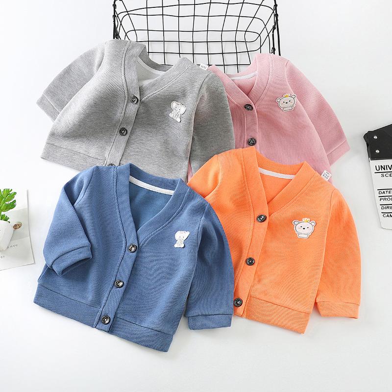 

baby boys jacket Children's Knitwear Jacket Boys Girls Cardigan Fall/Winter Baby Infant Sweater 1 Piece