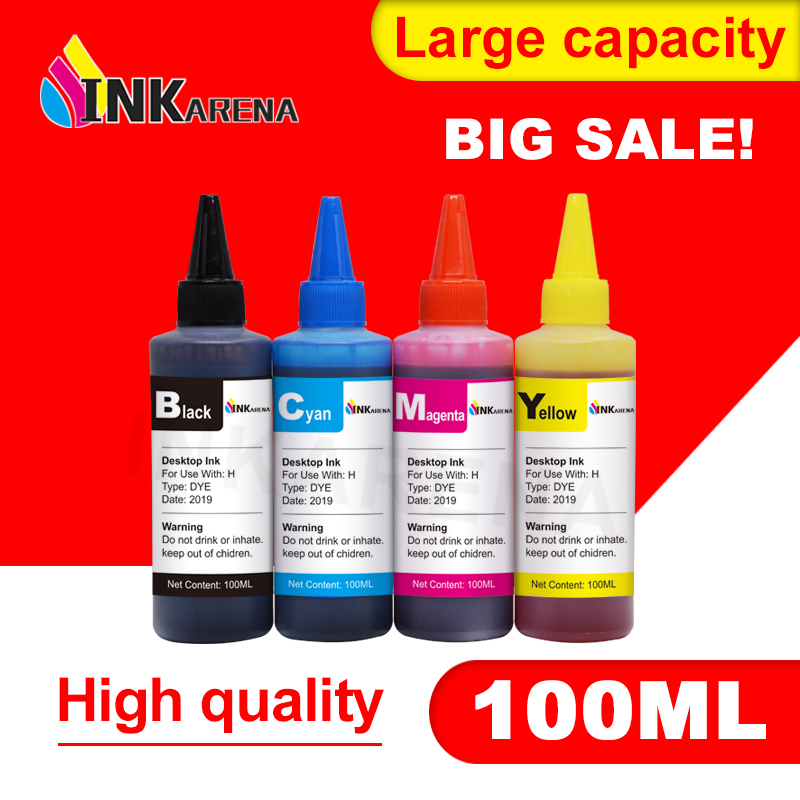 

100ml Dye Refill Ink kit For Canon PG37 CL38 PG-37 CL-38 Pixma iP1800 IP1900 MP140 MP210 Ip2600 MX300 MX310 MP190 MP220 Printer