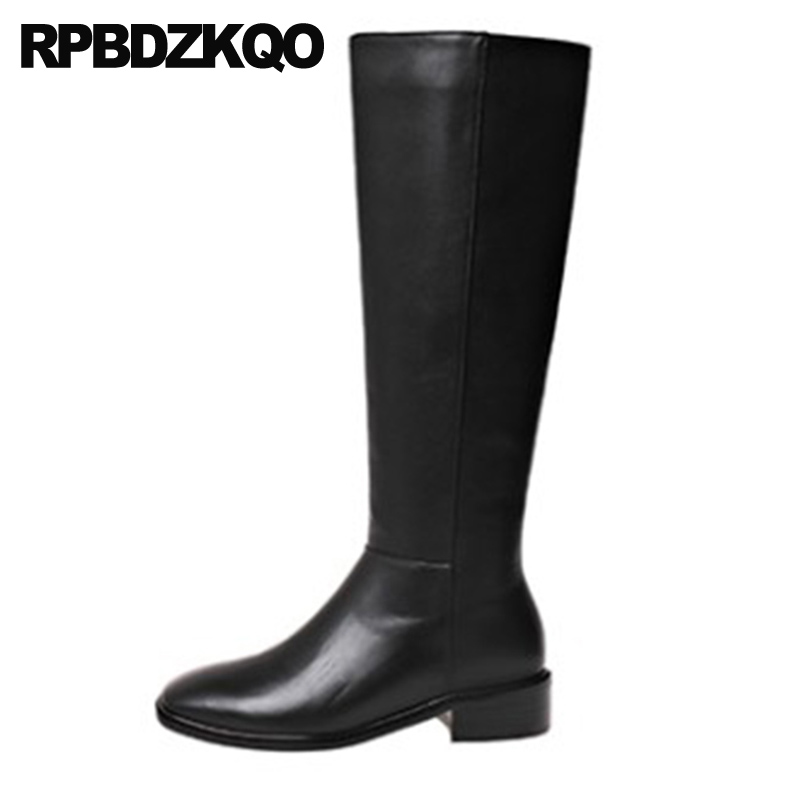 

square toe crossdresser shoes 10 riding women boots winter 2020 tall chunky plus size equestrian handmade black big knee high
