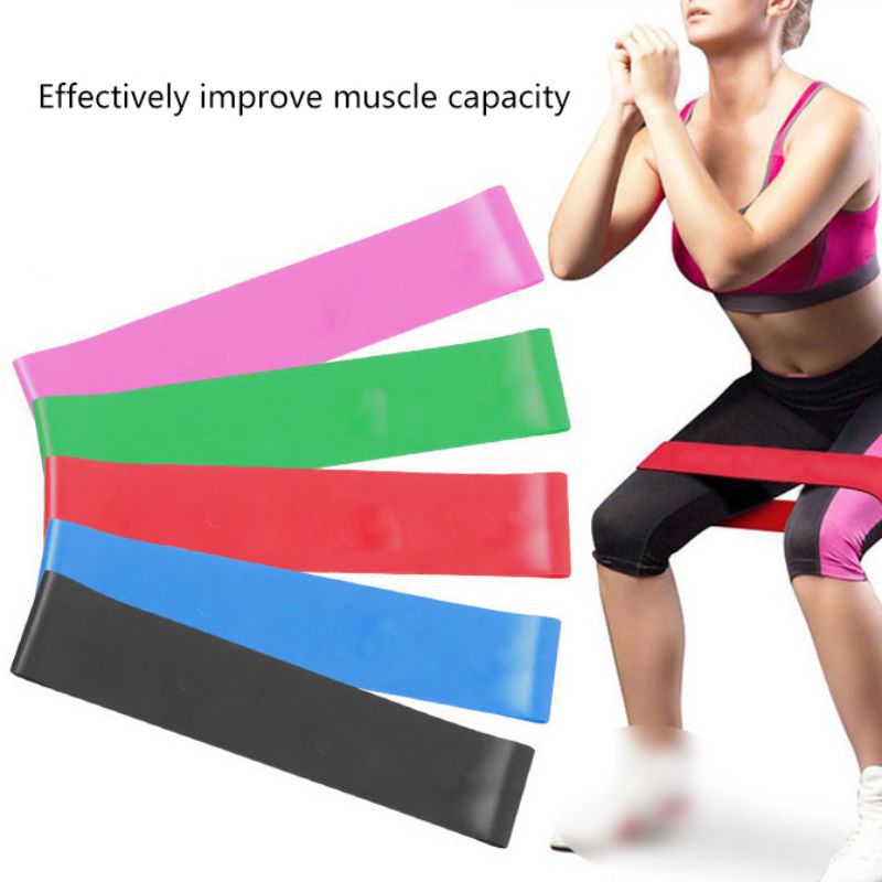 

Yoga Stretch Band Ring Shape Elastic Resistance Loop Strength Gym Fitness Exercise Train Strength Training Accessories 2020
