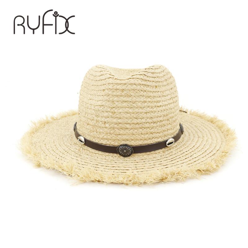 

Girls spring summer new laffey straw hat ladies outdoor travel travel sunscreen cap HA73
