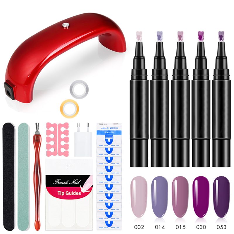 

Gel Nail Polish Set Nail Set UV LED Lamp Dryer with Gel Polish Kit Soak Off GXMC