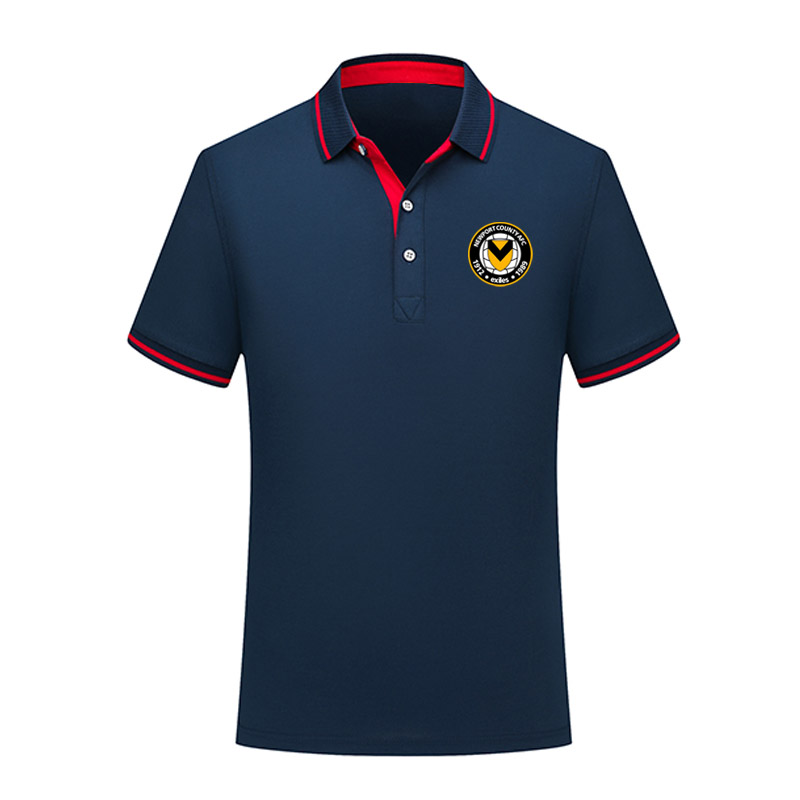 

2020 newport county men Soccer Polo Shirt Football Short Sleeve polos Fashion Sport training Polos Football Soccer T-Shir