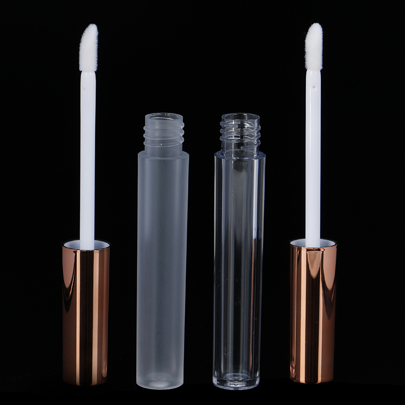 

5Pcs New Practical Mini Empty Lip Gloss Tubes Plastic Lip Tube Lipstick Mini Sample Cosmetic Container With Cap