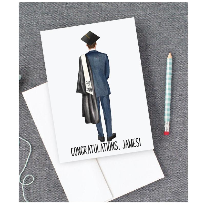 

Greeting Cards Custom Graduation Keepsake For Him Congratulations Graduate Class Of 2021 Personalized Card University