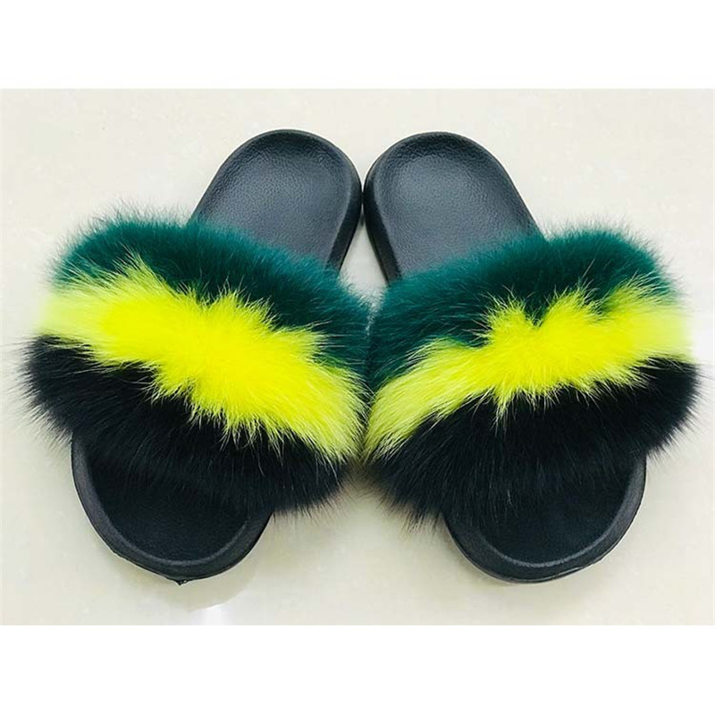 mint green slippers