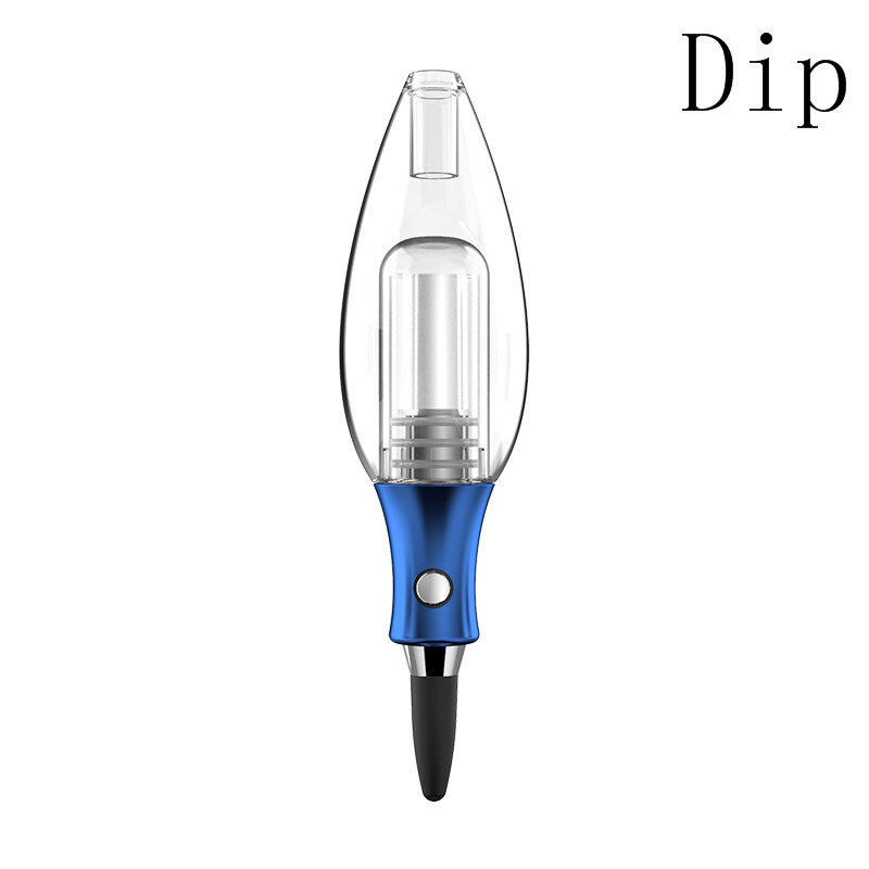 

Water Bubbler Wax Vaporizer e cigarette vaping mod pen ceramic tip heating attachment glass bong smoking device smart wax oil vapor pen