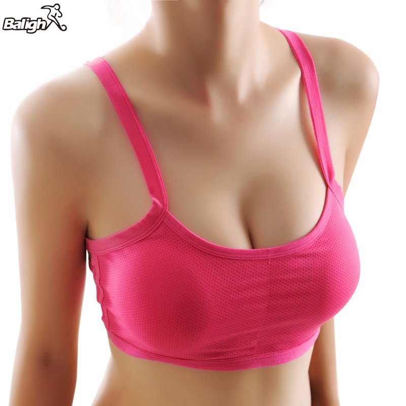 

Women Sports Bra Yoga Fitness Tank Tops Workout Vest Padded Seamless Racerback Bras A, White