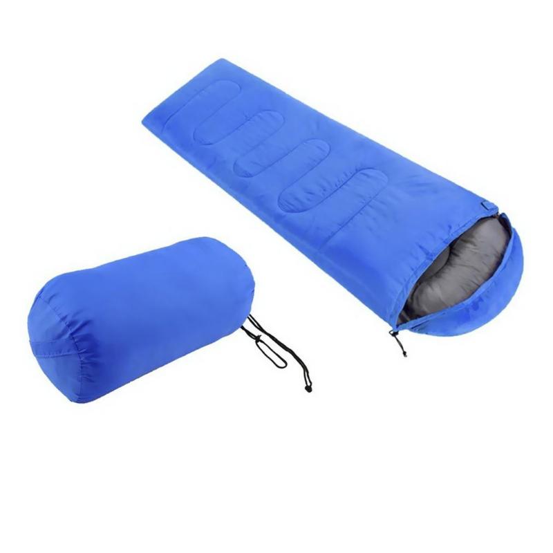 

Hot Outdoor Waterproof Travel Envelope Sleeping Bag Camping Hiking Carrying Case Blue