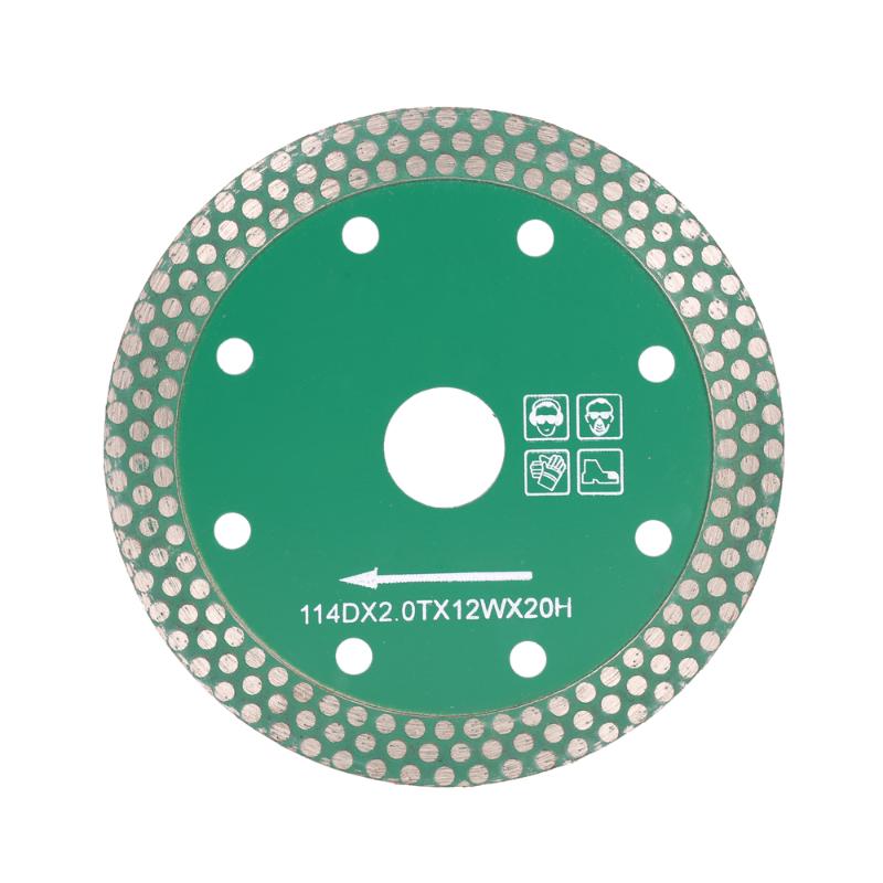 

Dry Cutting Diamond Saw Blades with 8 Cooling Holes 20mm Inner Diameter Stone Cutting And Grinding For AngleGrinder 114*2.0*20mm