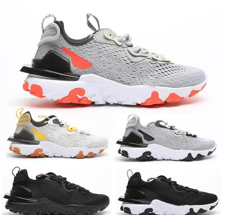 

2020 react vision element 87 55 running shoes for men women Light Bone triple black white Crimson Gold mens trainers outdoor sports sneakers