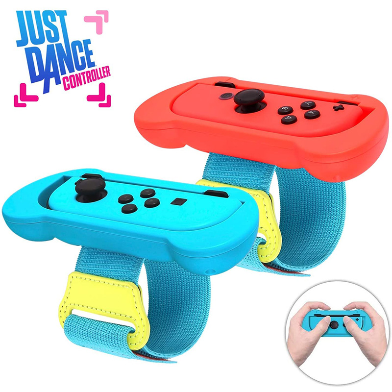 

1Pair Adjustable Elastic Dance Wrist Band Strap Wristband For Switch Just Dance 2020 2020 for Joy-Con Controller Armband