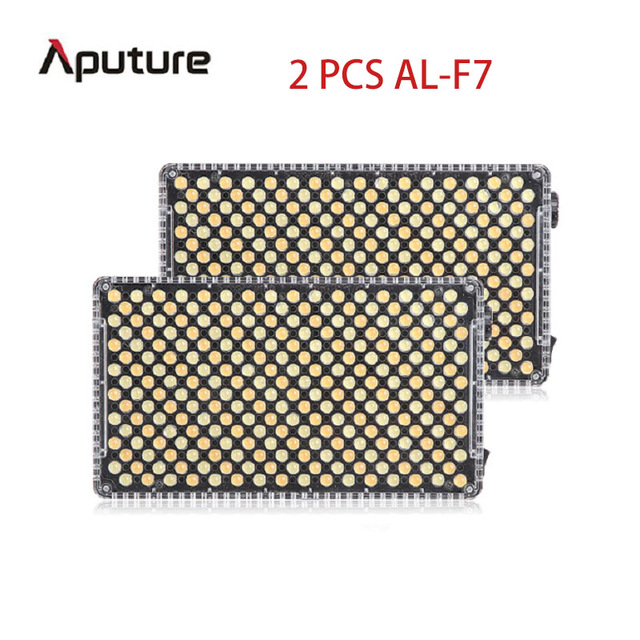 

Aputure AL-F7 MX Video Light Rechargeable128 SMD LED Bi-color 3200-9500K CRI/TLCI 95+ Led Panel On Camera Photography Lighting