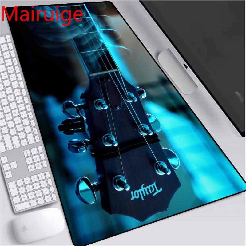 

Mairuige Mousepad Playing Guitar Pattern Office Home Computer Internet Cafe Keyboard Gaming Mouse Pad Desk Pad 90X40