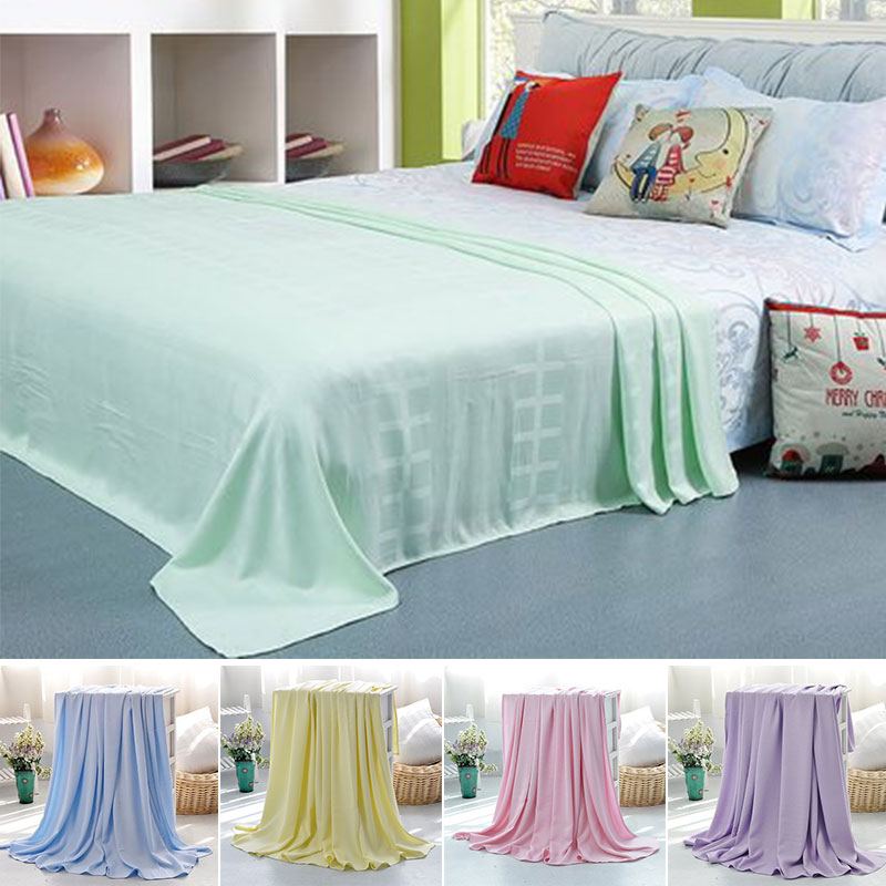 

Bedspread Summer Blanket Car Seat Throws Travel Quilt Bed Sheet Sleeping Supplies Bedding Hot Anti- Microbial Washable