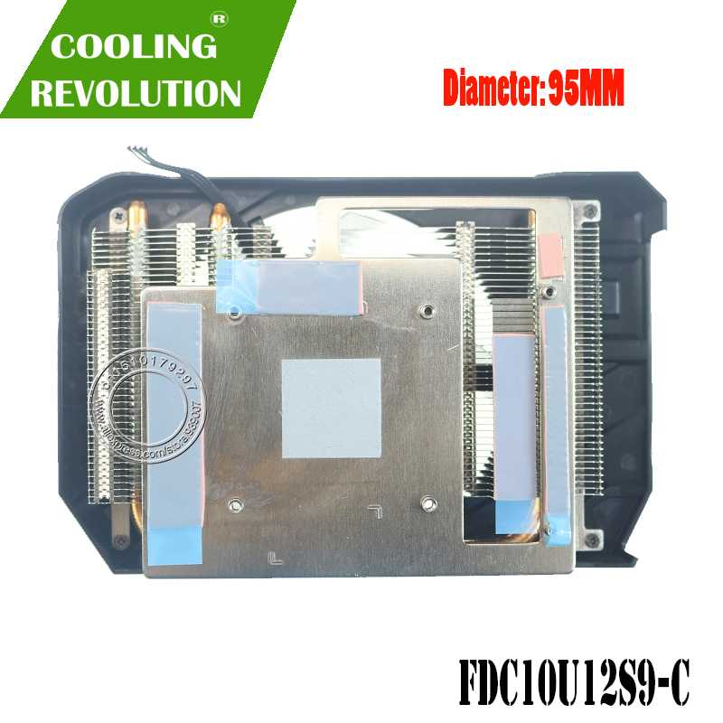 

FDC10U12S9-C graphics card heat sink fan for PALIT RTX2060 STORMX 6GB / 2060 STORMX OC 6GB