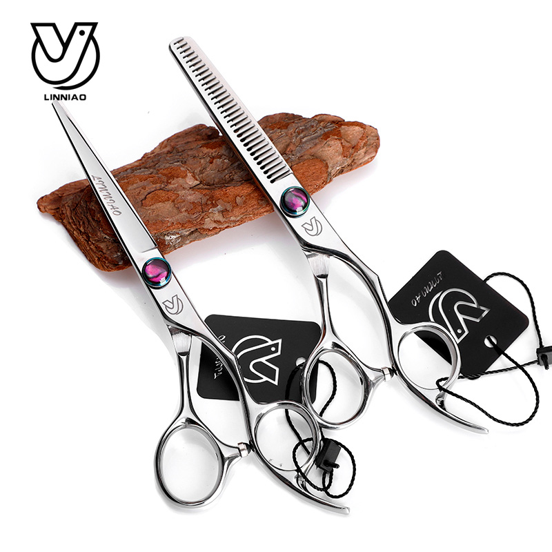 

Hair Cutting Thinning Styling Scissors 6 inch Hair Scissors Stainless Steel Salon Hairdressing Shears Regular Flat Teeth Blades