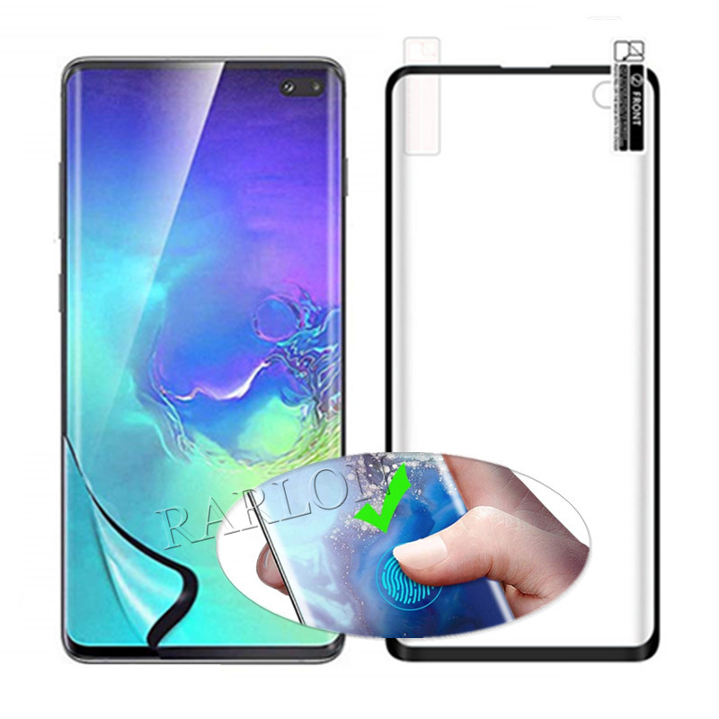 

Full Adhesive Glue Soft Screen Protector Film For Samsung S20 Ultra Note 20 10 Plus S10 S8 S9 Plus Note 8 9 Unlock Fingerprint No Glass