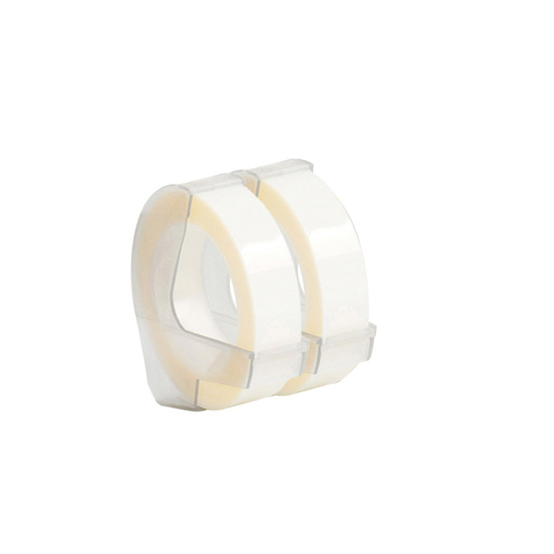 

2pcs cheap 3D Embossing PVC Label Tapes Compatible Dymos 521209 DM1203B Manual Label printers Maker promotion