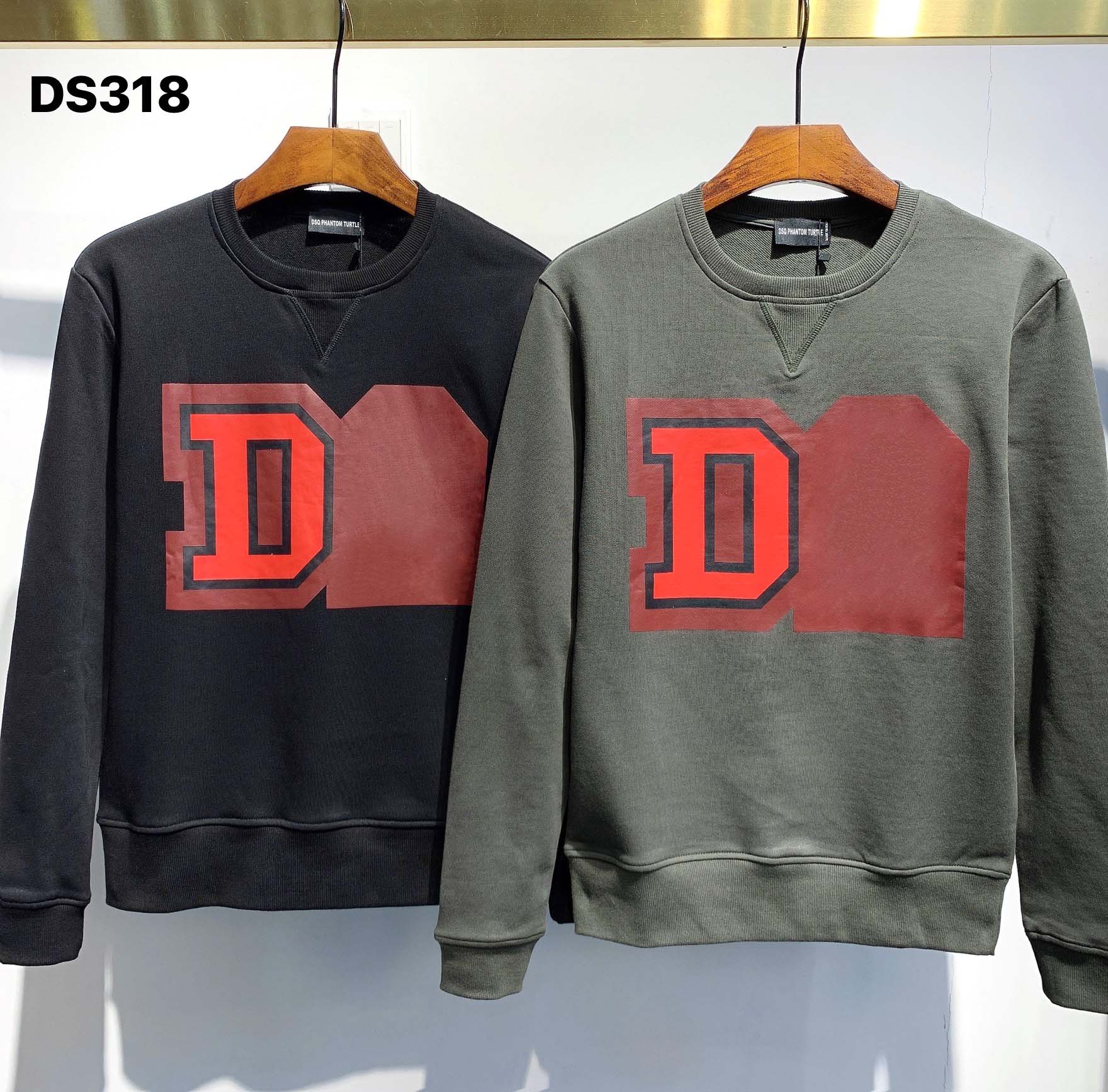 

DSQ PHANTOM TURTLE Hoody New Mens Designer Hoodies Italy fashion Sweatshirts Autumn Print DSQ Hoodie Male Top Quality 100% Cotton Tops 01223, Green