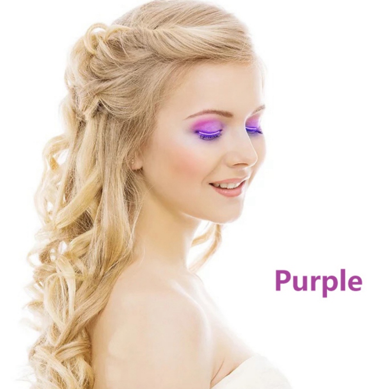

Cool Creative Halloween Led Light False Eyelashes Lamp Double Eyelid Sticker Electronic Nightclub Party Eye Lashes Face Makeup