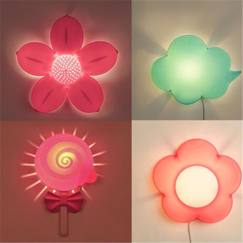 

Cute Cartoon Small Wall Lamps Boy Girl Children Room Bedside Lamp Kindergarten Classroom Aisle Bedroom Decorative LED Wall Light