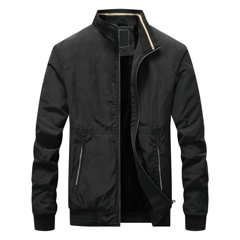

Casual Jacket Men 2020 Autumn Jackets Men Coats Outerwear Windbreaker Slim Fit Stand Collar Male Parkas Coat, Color 2