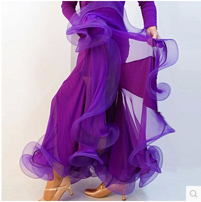 

Ballroom dance costume Fashion package hip ballroom dance skirt for women competition skirt 7kinds of colors, Black