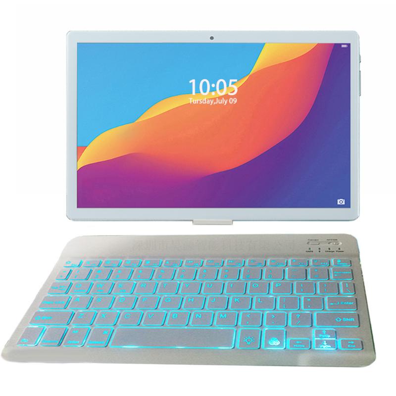 

Cheap Tablet 4GB RAM 10.1 inch Tablet android GPS 4G phone call GPS octa core 13MP camera for kids gift glass shell, Black