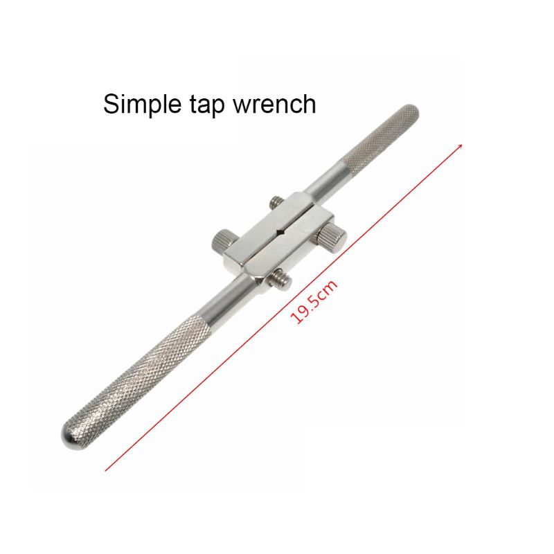 

2020 New M4-M12 Screw Thread Tap Wrench Drill Hand Tapping Tools Metric Plug Adjustable