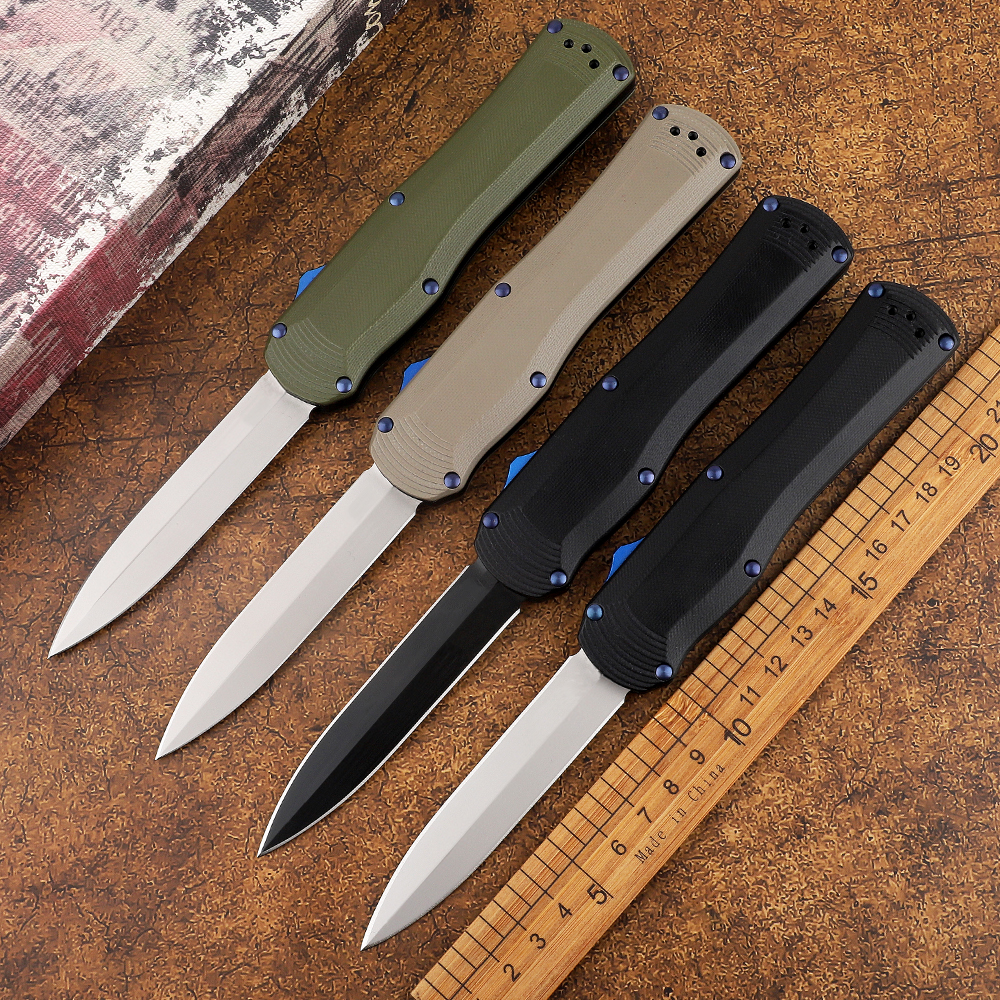 

3400 Autocrat automatic knife G10 handle outdoor camping EDC tool knife 535 3300 3310 3350 UTX70 85 C81 C10knife