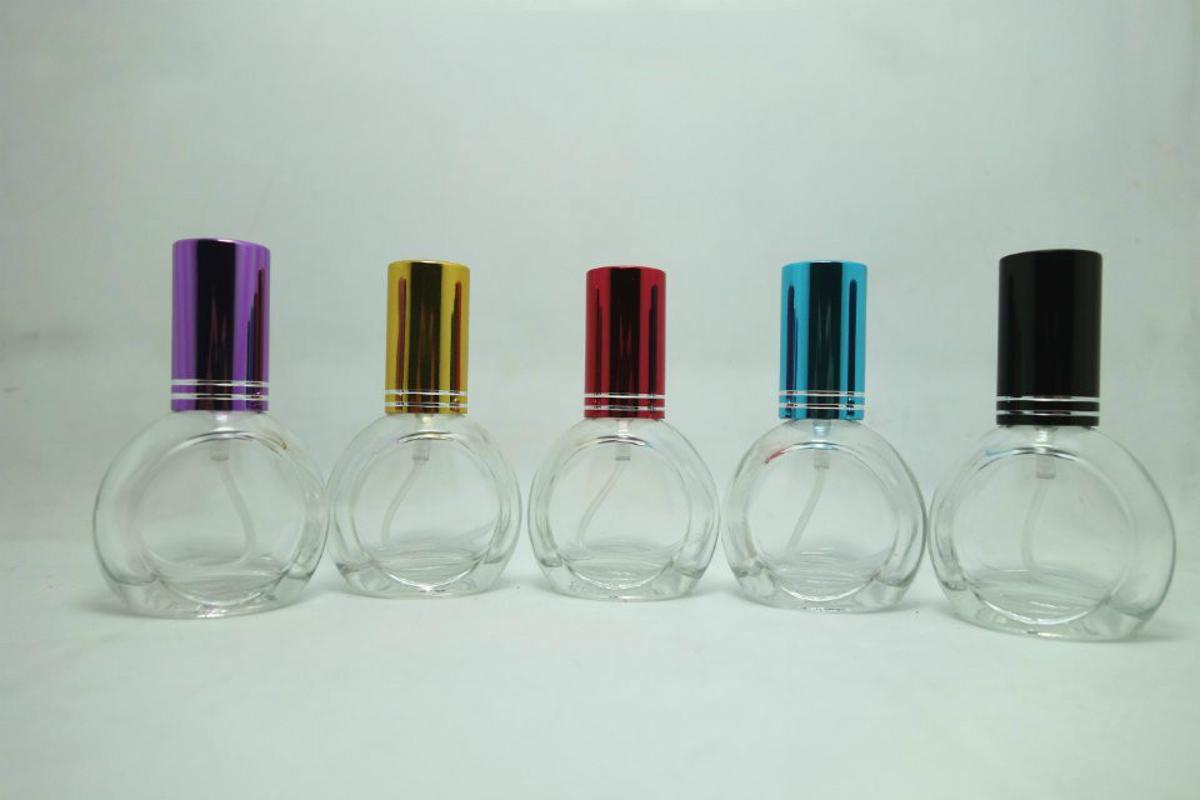 

100PCS/LOT Wholesale FX539-12ML Flat Oval Perfume Bottle Spray Transparent Glass Bottle