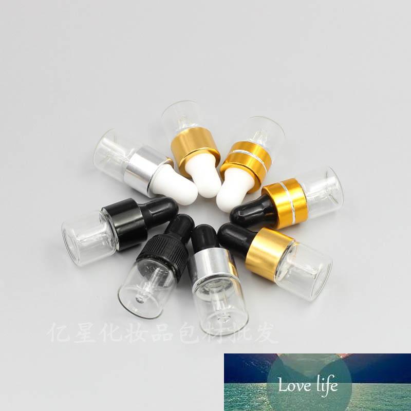 

Clear Glass Mini 1ml 2ml 3ml Refillable Essential Oil Dropper Bottles Containers Cosmetic Sample Bottles Aromatherapy Liquid Eye Dropper