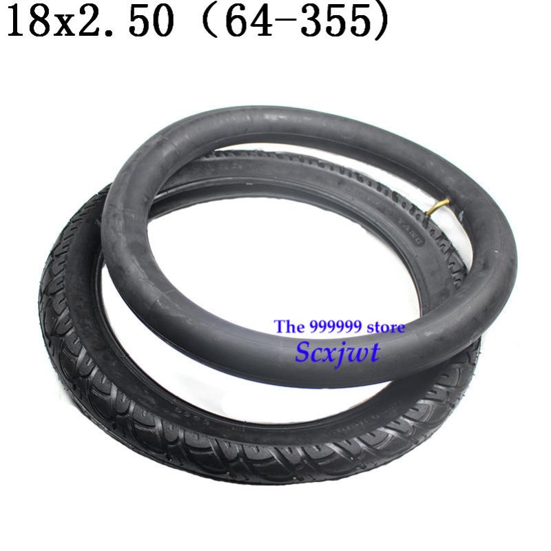 

Free Shipping Good quality design 18x2.50 64-355 tire inner tube and outer tyre for Electric motorcycle battery tricycle