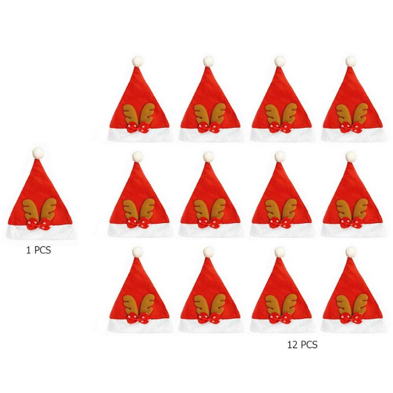 

Cute Antlers Christmas Hat Festival Party Props Kids Gift Home Decoration Environmental Protection and Durability