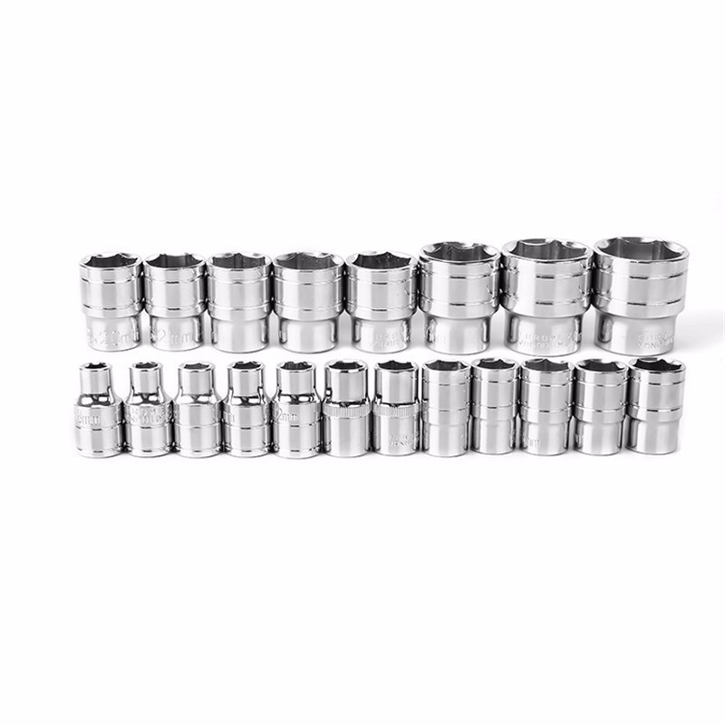 

1/2" Multi-function Short Sleeve Socket Manual Hexagonal Tool For Universal Wrench 8~32 Mm Metric MM Chrome Master
